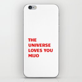 The Universe Love you (Large) iPhone Skin