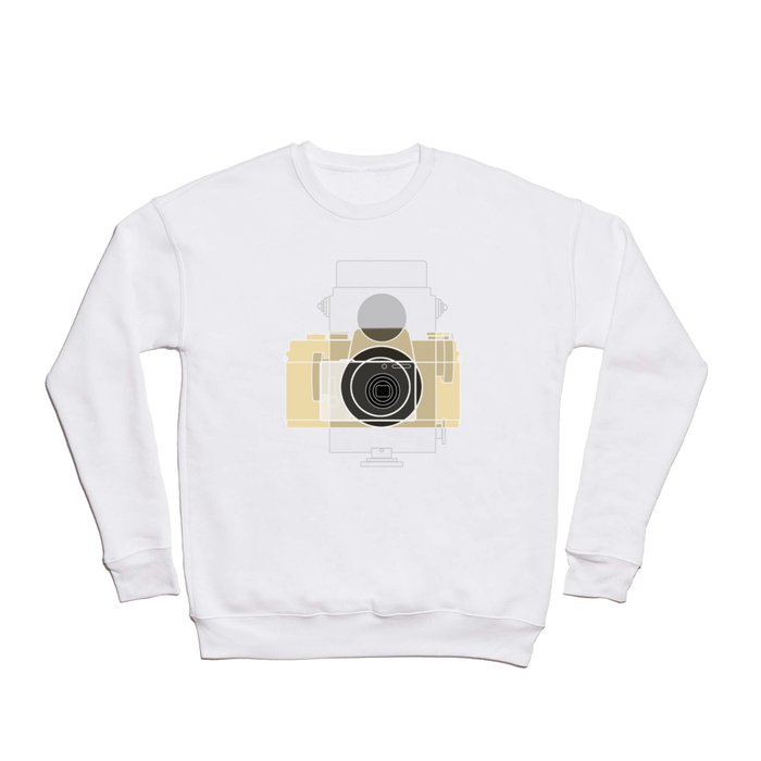 Camera History - yellow Crewneck Sweatshirt
