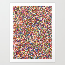 Rainbow Sprinkles Art Print