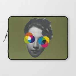 Psychedelic glasses Laptop Sleeve