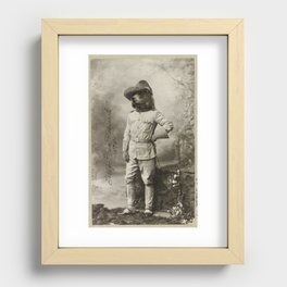 Teddy Bear Roosevelt Recessed Framed Print