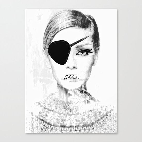 shhh... Canvas Print