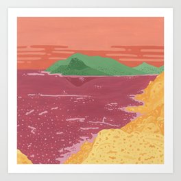 Chapmans Peak Art Print