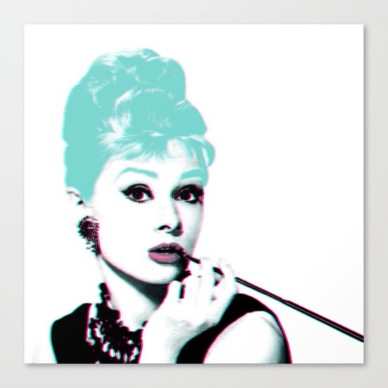 AUDREY HEPBURN Canvas Print