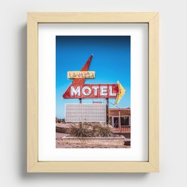 La-Mesa Motel Recessed Framed Print
