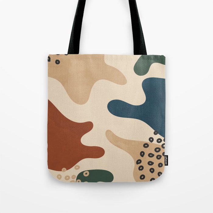 Organic Abstract Shapes 3 Tote Bag