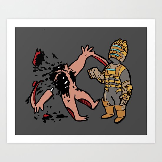 Bloody Mess Art Print