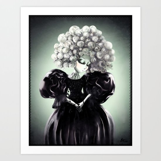Lady Nuit Art Print