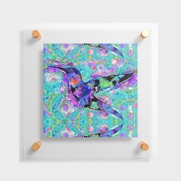 Colorful And Bright Bird Art - Wild Hummingbird Floating Acrylic Print