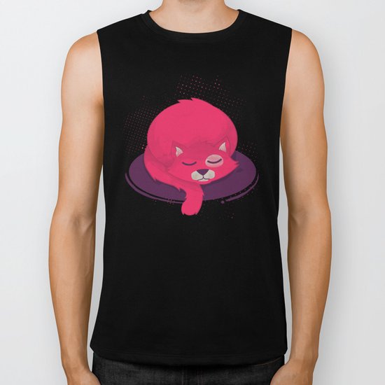 Momoiro, the Pink Cat Biker Tank