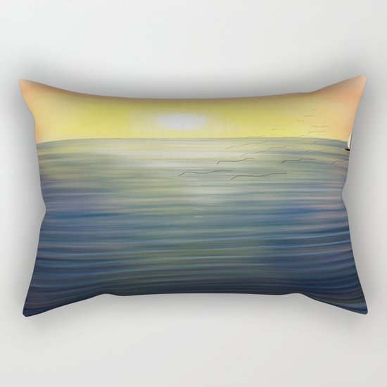 Sea Sun Rectangular Pillow
