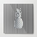 Black And White Anana Society6 Pineapple Shower