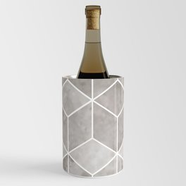 Geometric, Mable, Stone, Pattern, Gray Wine Chiller