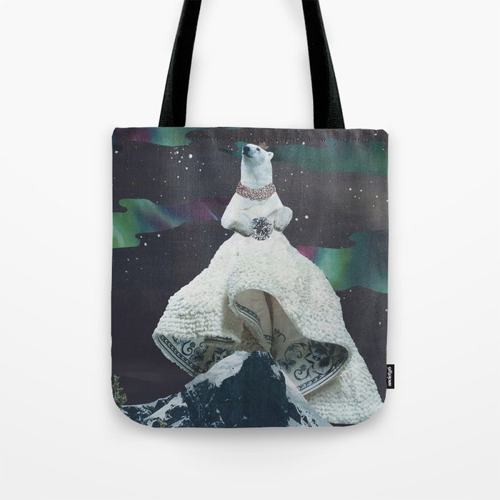Aurora: Goddess of the Northern Lights and Keeper Keeper of Stars Tote Bag