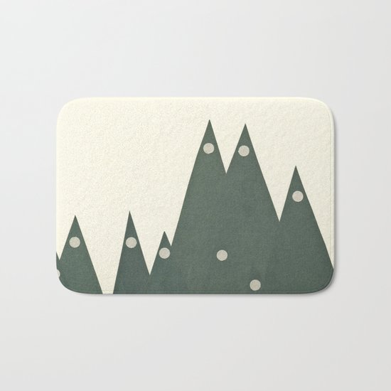Moonlit Peaks Bath Mat