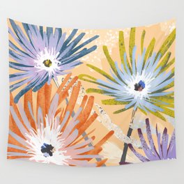 Golden Hour Florals Wall Tapestry