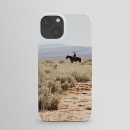 on a horse with no name iPhone Case