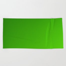 1 Green Gradient Background 220713 Valourine Digital Design Beach Towel