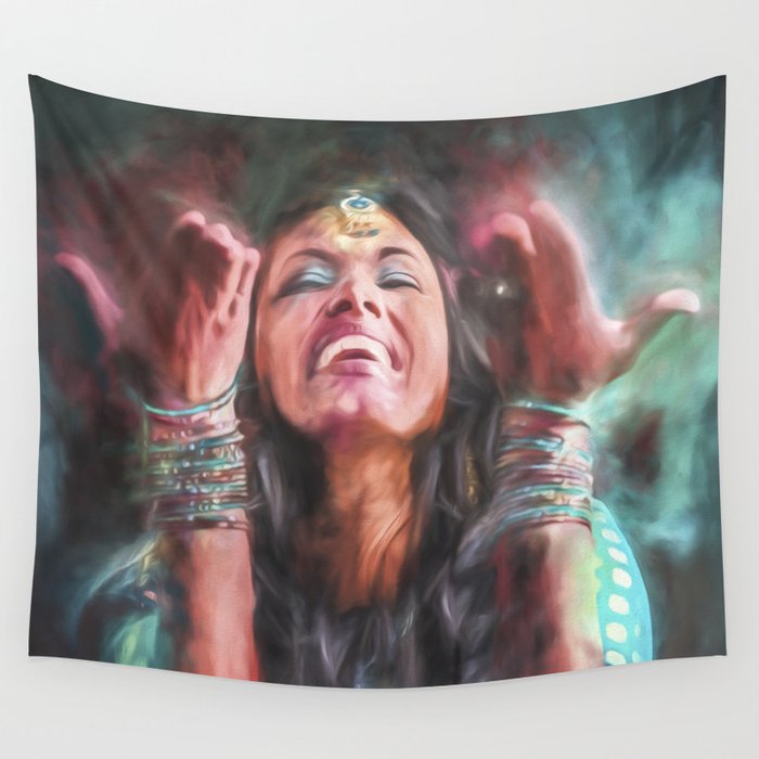 Dancer in Motion Wall Tapestry