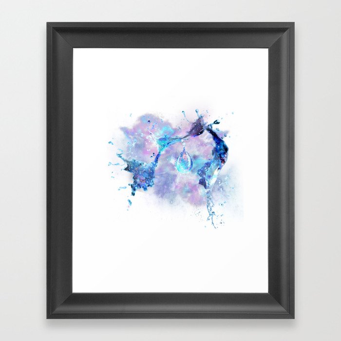 Every Drop Goes To The Ocean Framed Art Print