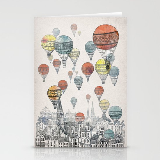 Voyages over Edinburgh Stationery Cards