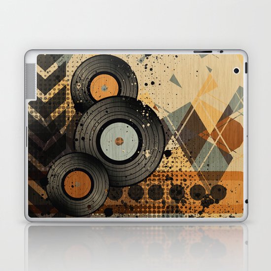 Retro Vinyl. Laptop & iPad Skin