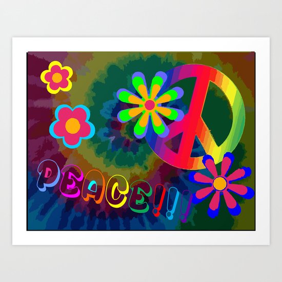peace !!! Art Print