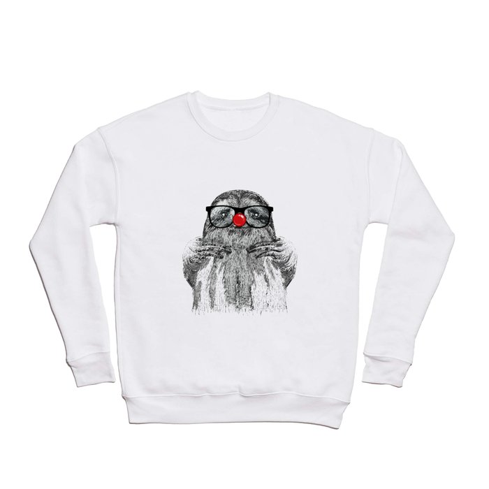 Clown Sloth Crewneck Sweatshirt
