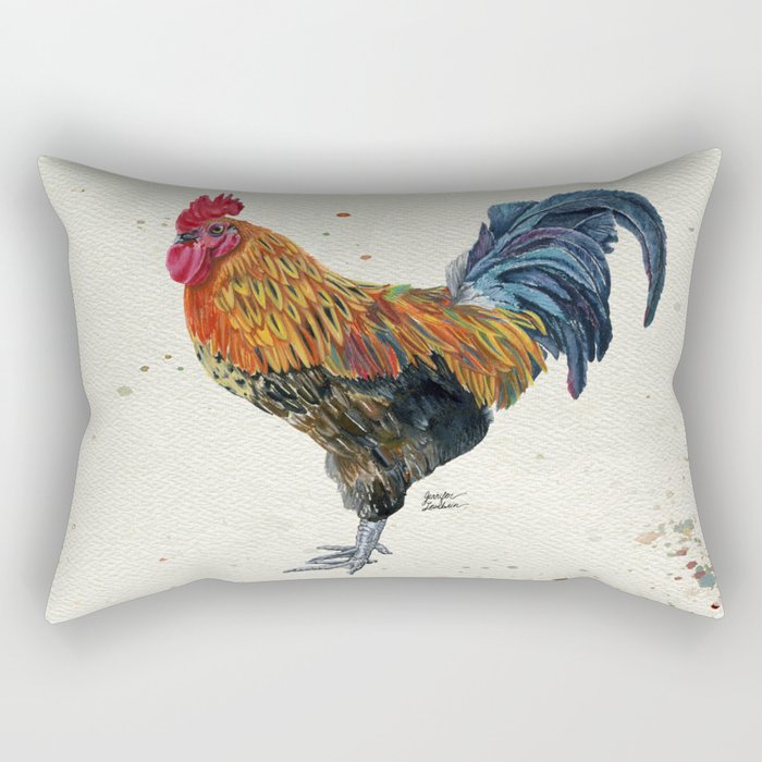 Rooster Harlow Rectangular Pillow