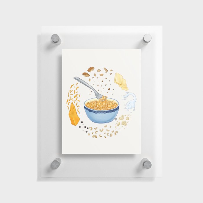 Macaroni and Cosmos Floating Acrylic Print