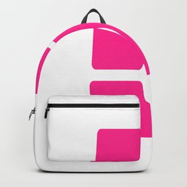 5 (Dark Pink & White Number) Backpack