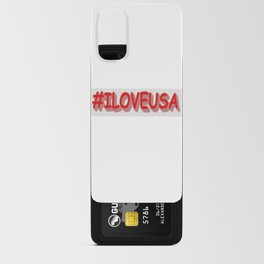 Cute Expression Design "#ILOVEUSA". Buy Now Android Card Case
