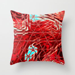Triangle Glass Tiles 106 Throw Pillow