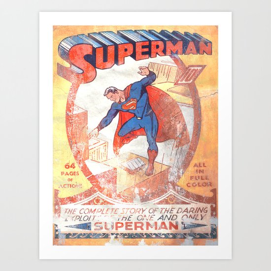Superman Poster Art Print