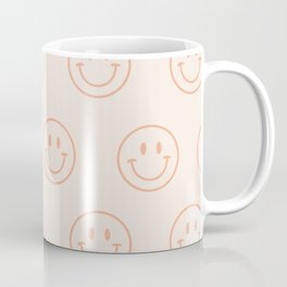 Beige/Peach Smiley Pattern Mug