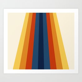 Retro Stripes Art Prints Society6