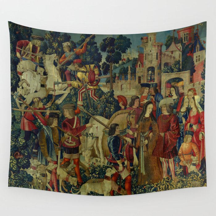 The Unicorn is Killed and Brought to the Castle (from the Unicorn Tapestries) 1495–1505 Wall Tapestry