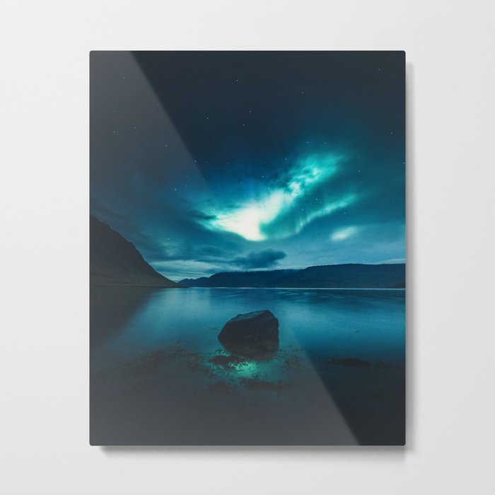 Aurora Borealis (Northern Polar Lights) Metal Print