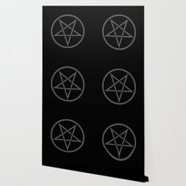 Satanic Pentagram (gray matter edit) Wallpaper