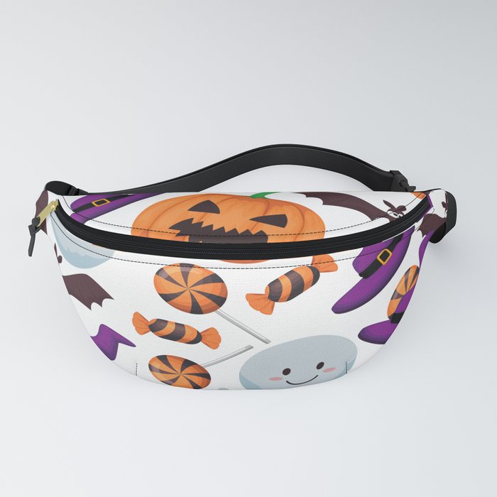 Happy Halloween Pattern Background Fanny Pack