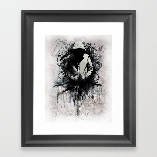 Hoodie Framed Art Print