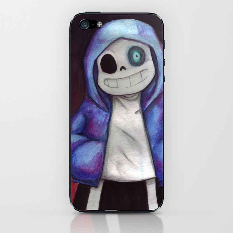 Sans Undertale Iphone Skin By Thedragonstudiostore Society6