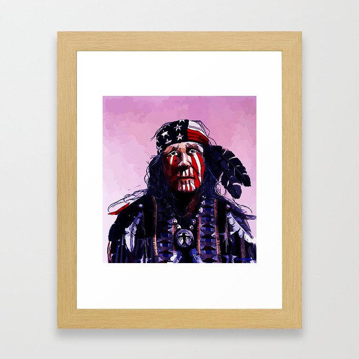 American Indian Framed Art Print