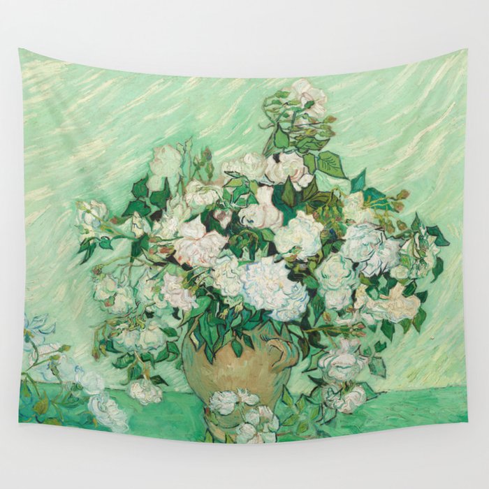 Roses, Van Gogh Wall Tapestry