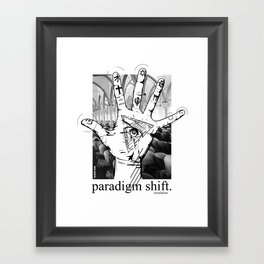 paradigm shift ∆ Framed Art Print