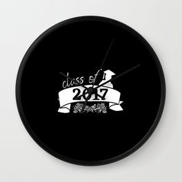 class of 2017 Wall Clock