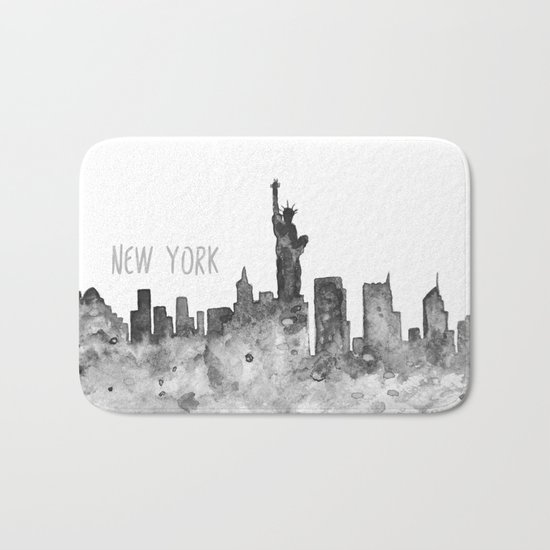 New York art Bath Mat