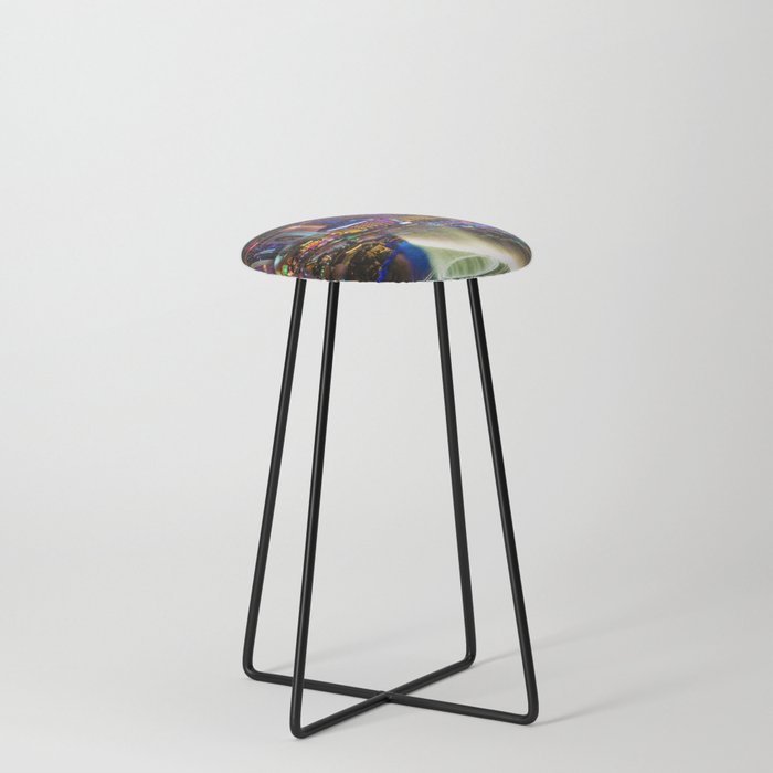 Las Vegas, Nevada, City Lights Counter Stool