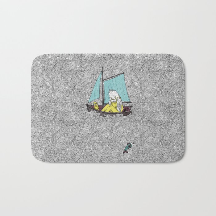 Old Man and the Sea Bath Mat