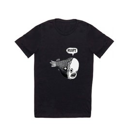 Poopy Fish T-shirt | Poopyhead, Digital, Surrealist, Comic, Painting, Poopy, Fish, Foldybookofdeath 